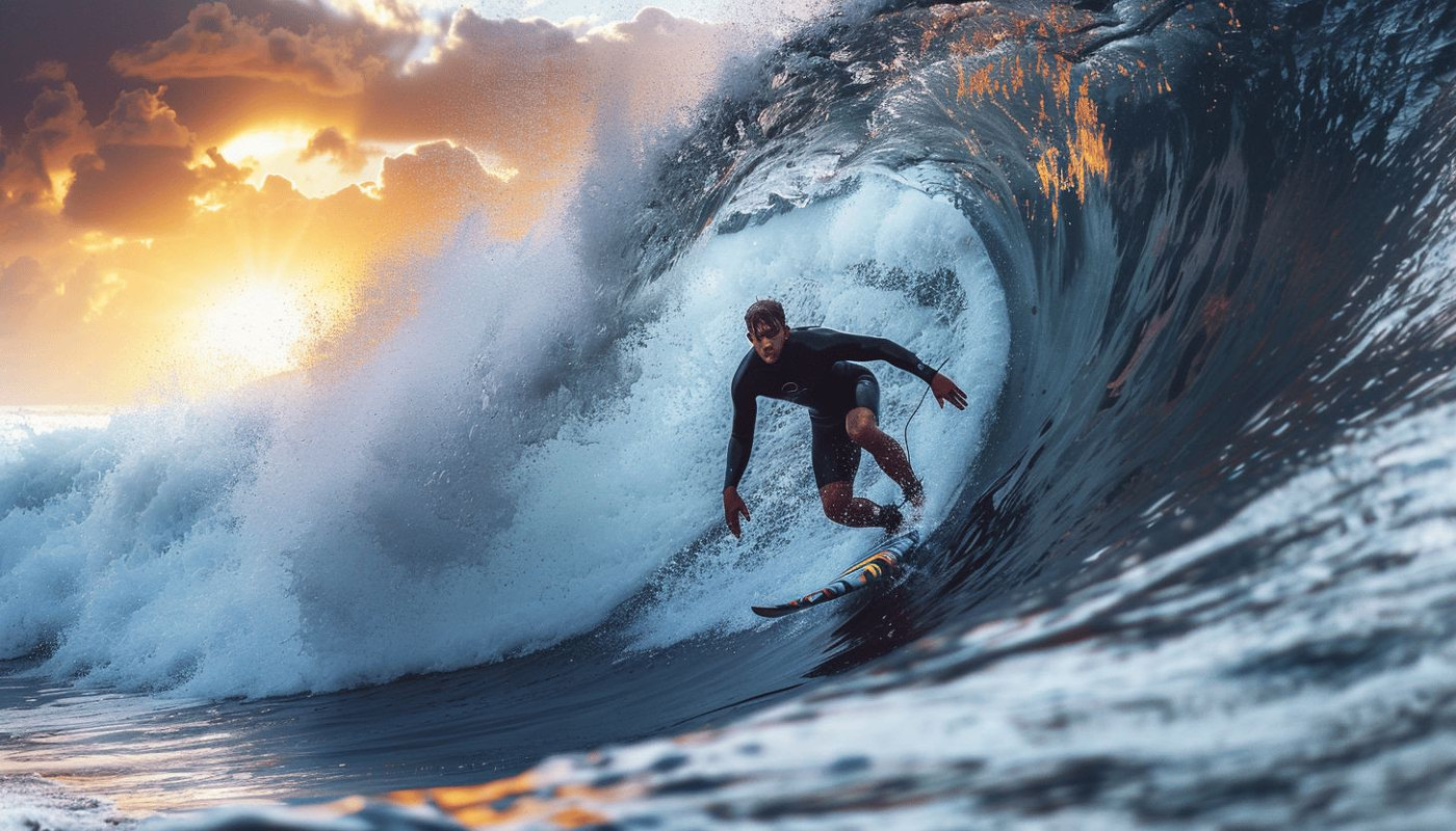 La sfida del surf: domare le onde è un'arte